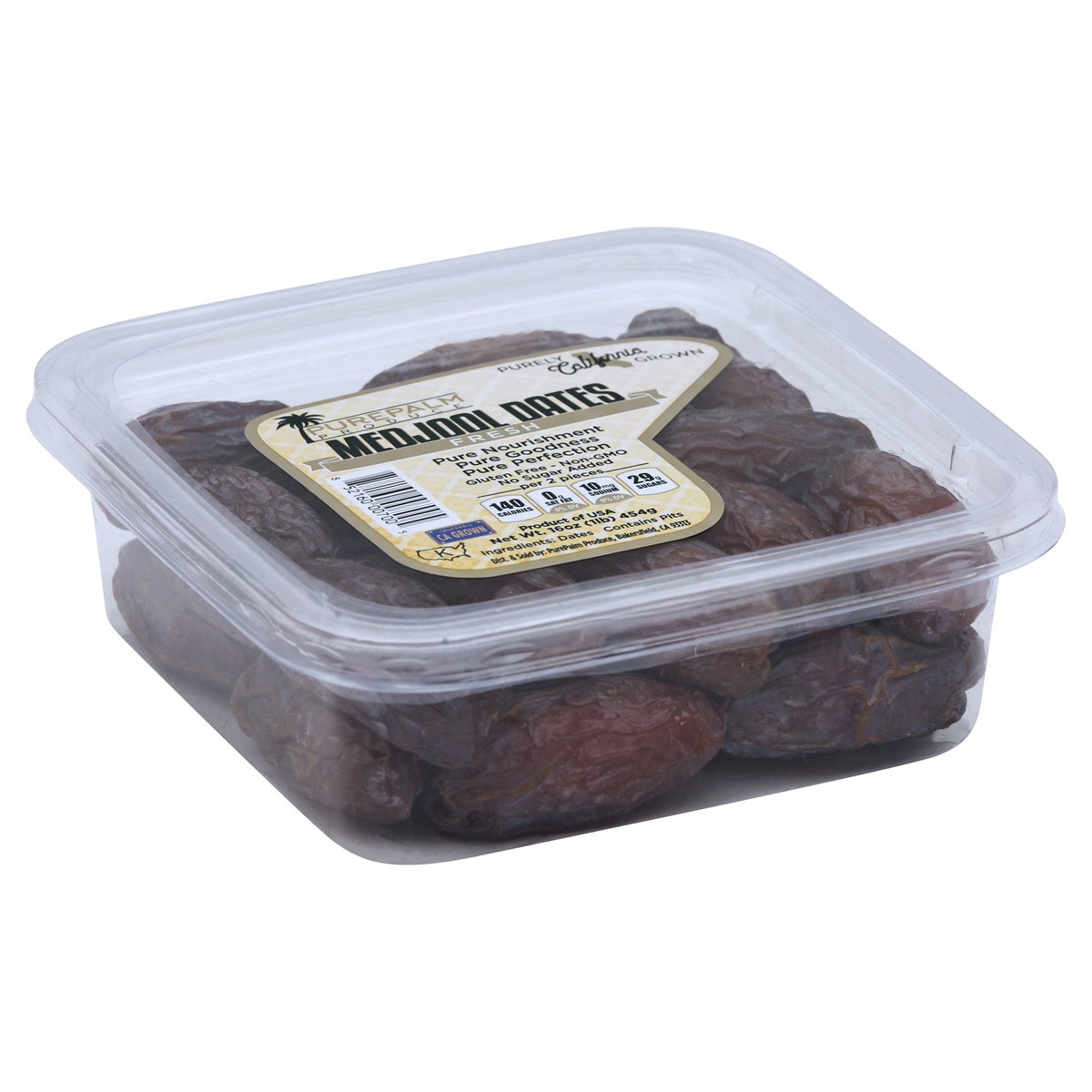 slide 2 of 4, PurePalm Produce Dates 16 oz, 16 oz
