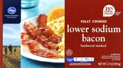 Kroger Lower Sodium Fully Cooked Bacon