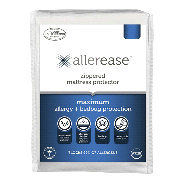 slide 1 of 1, AllerEase Maximum Mattress Protector, 1 ct