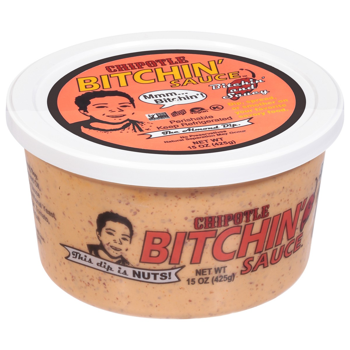 slide 2 of 9, Bitchin' Sauce Bitchin' Chipotle Sauce, 15 oz