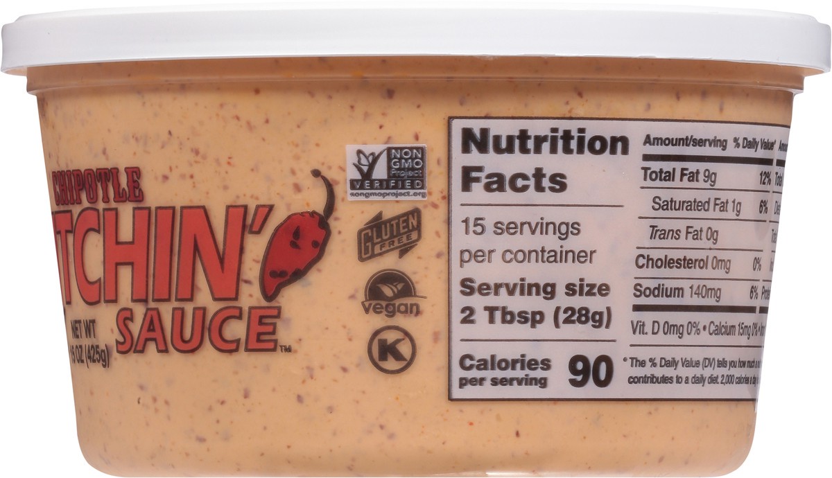 slide 8 of 9, Bitchin' Sauce Bitchin' Chipotle Sauce, 15 oz