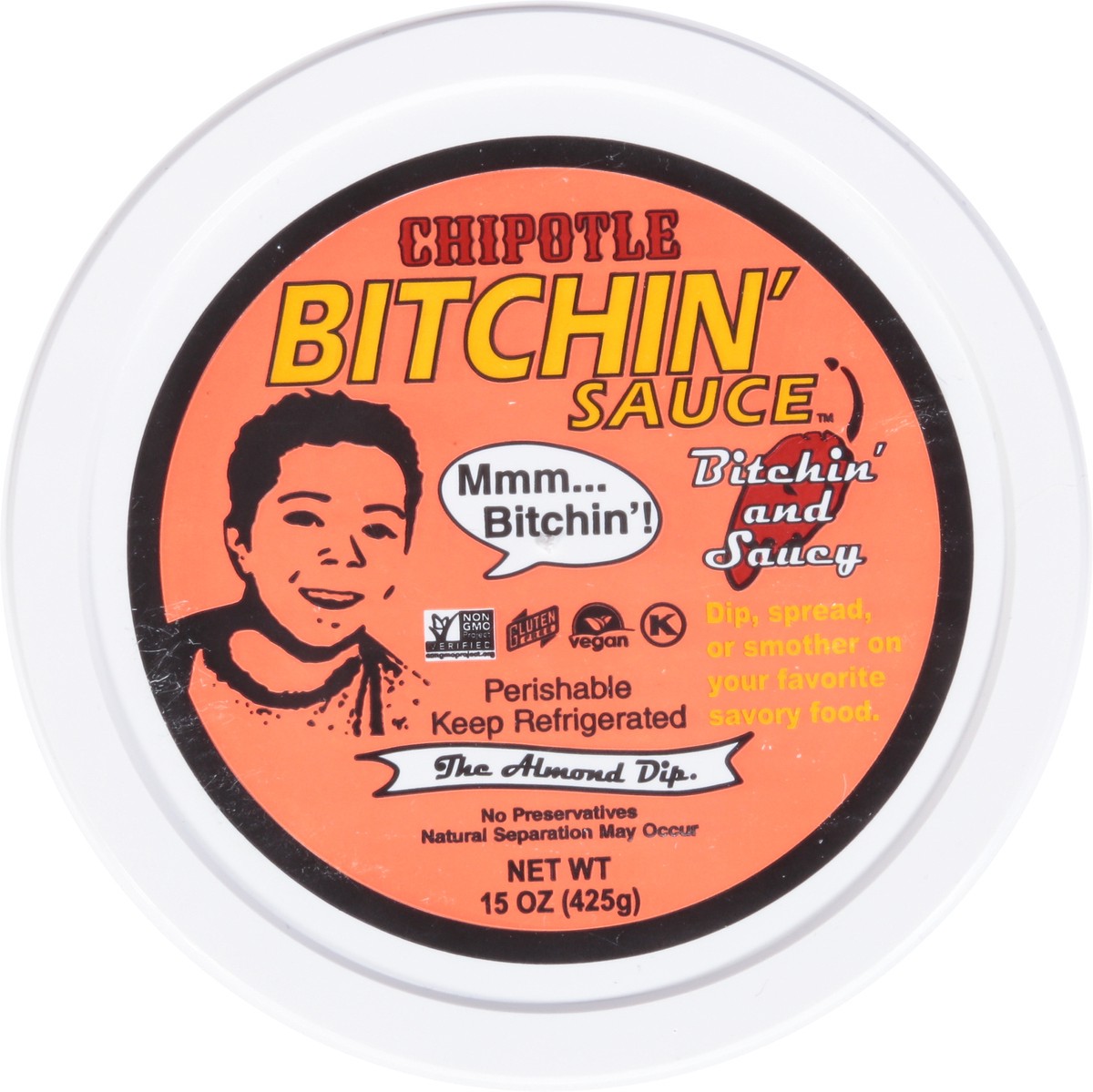 slide 9 of 9, Bitchin' Sauce Bitchin' Chipotle Sauce, 15 oz