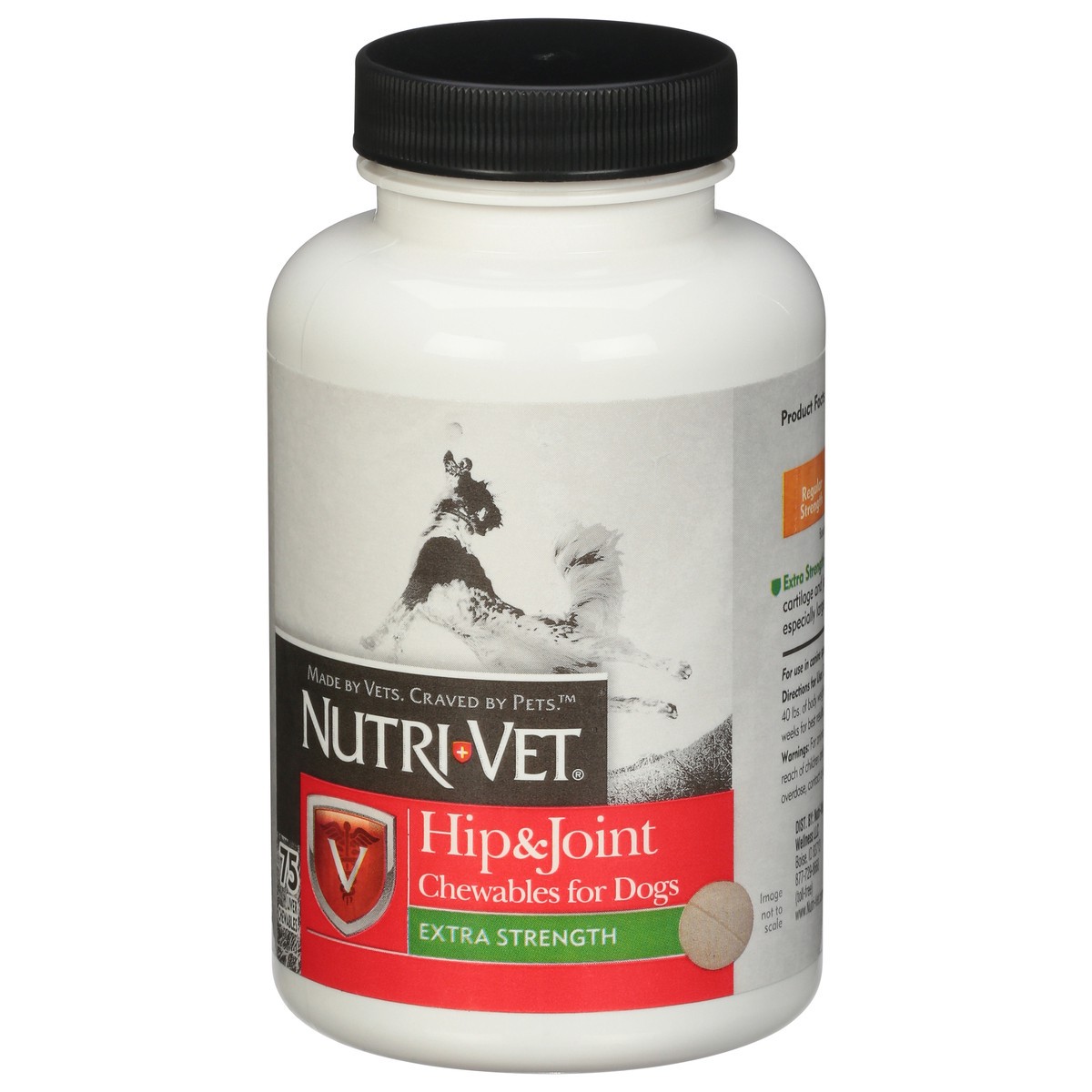 slide 7 of 10, Nutri-Vet Extra Strength Liver Chewables Hip & Joint 75 ea, 75 ct