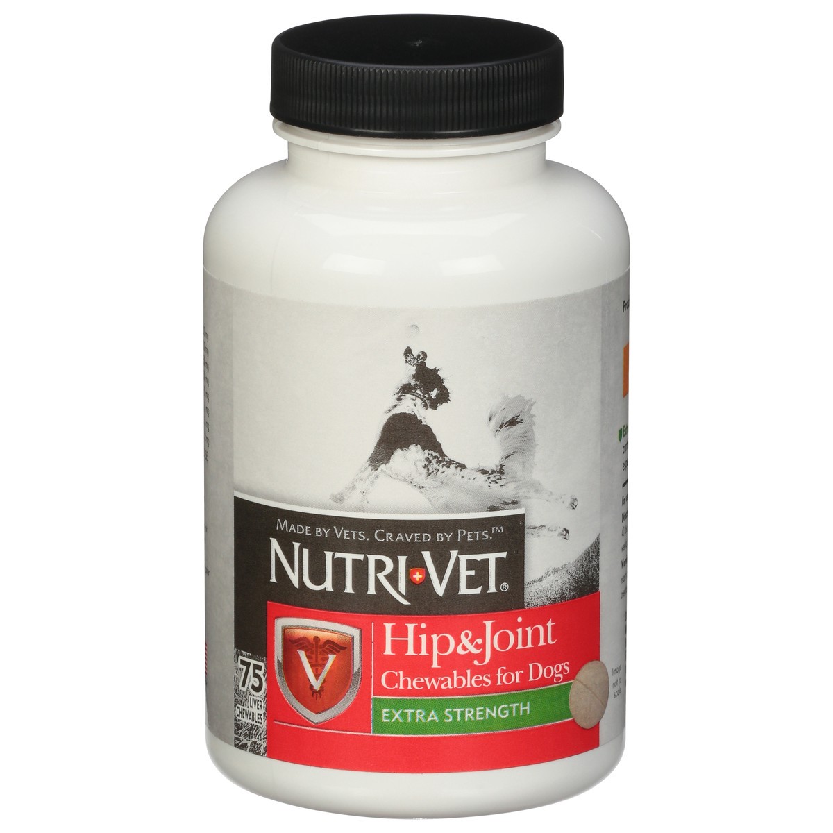 slide 6 of 10, Nutri-Vet Extra Strength Liver Chewables Hip & Joint 75 ea, 75 ct