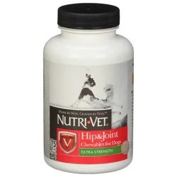 Nutri-Vet Extra Strength Liver Chewables Hip & Joint 75 ea