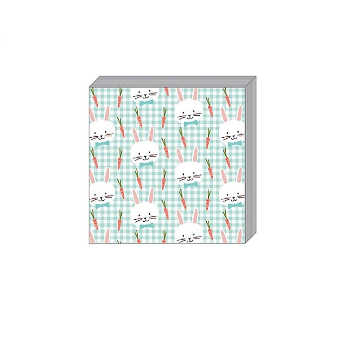 slide 1 of 1, Gartner Studios Gingham Bunny Cocktail Napkins, 40 ct