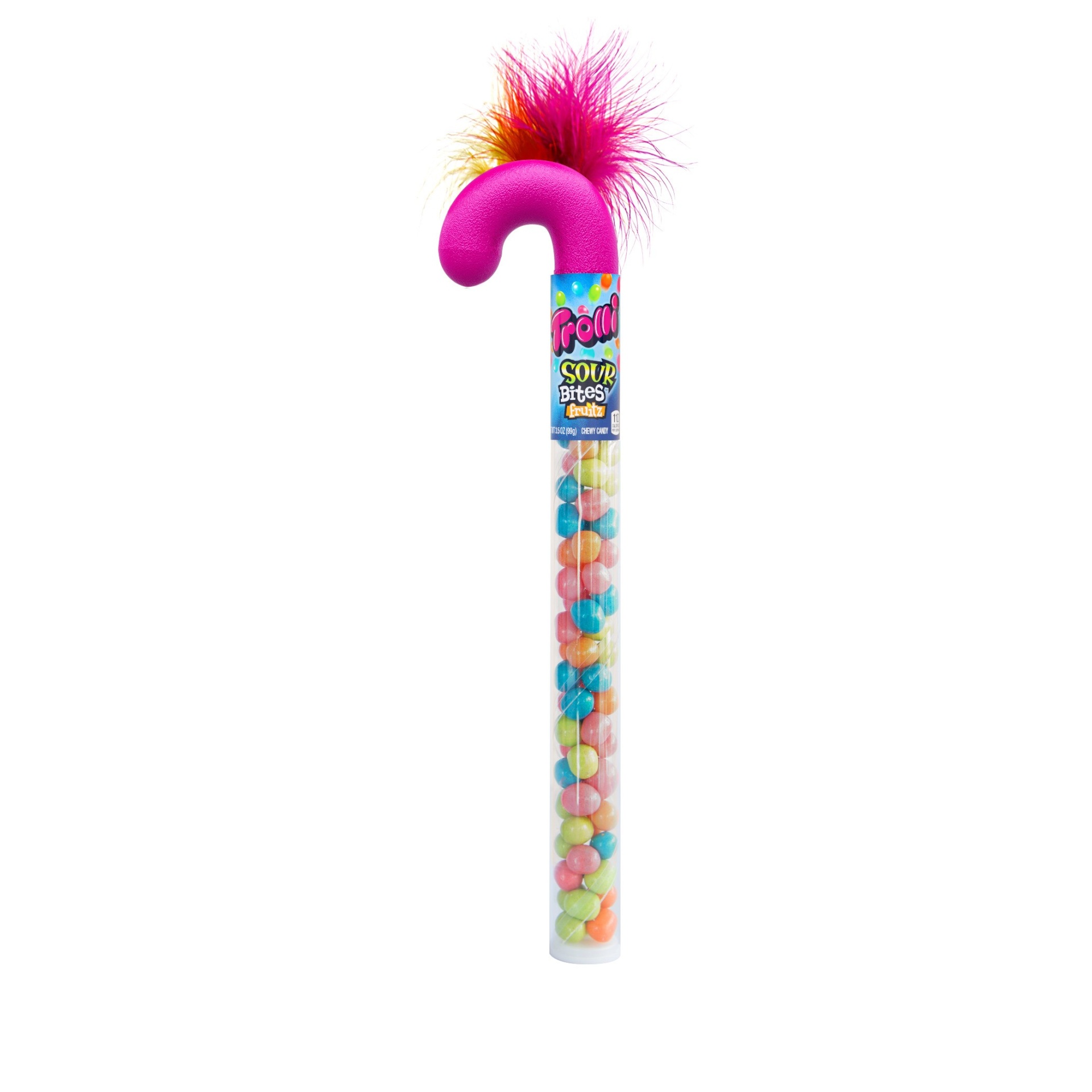 slide 1 of 1, Trolli Crazy Plastic Christmas Canes, 3.5 oz