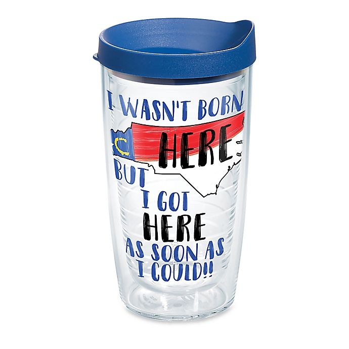 slide 1 of 1, Tervis North Carolina Got Here Wrap Tumbler with Lid, 16 oz