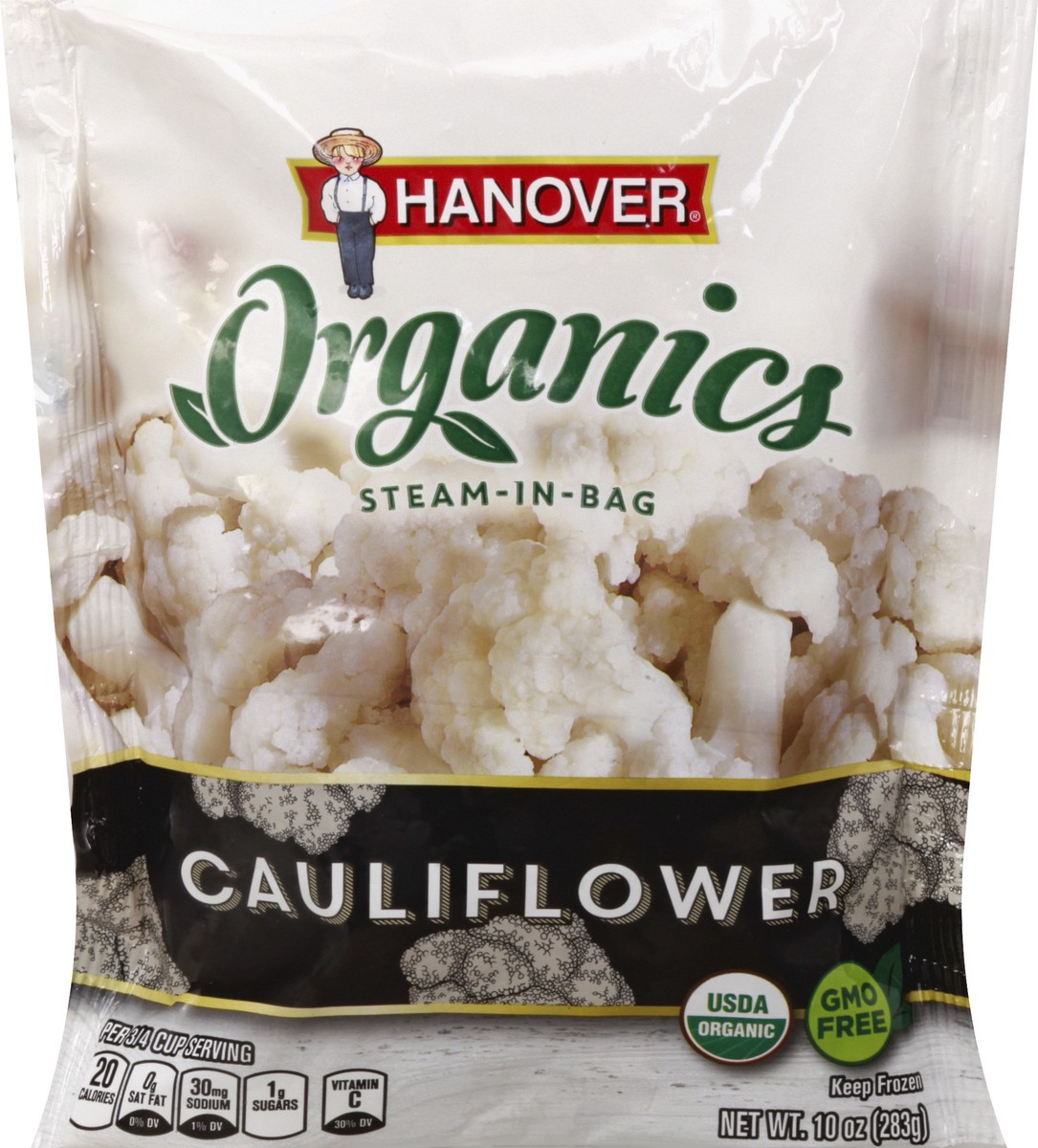 slide 12 of 13, Hanover Organics Cauliflower 10 oz, 10 oz