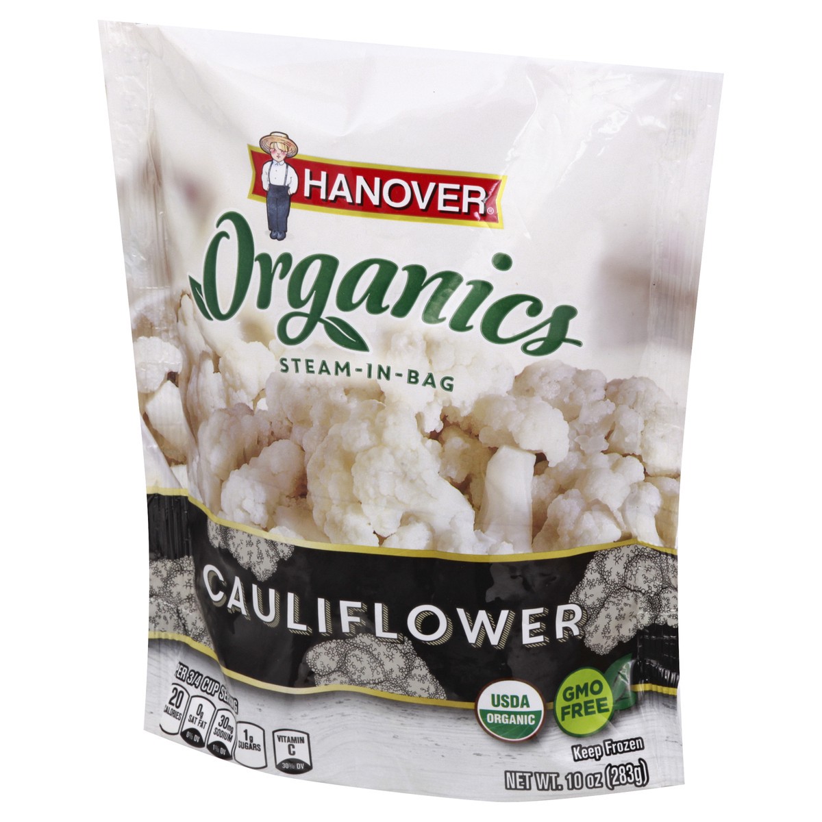 slide 6 of 13, Hanover Organics Cauliflower 10 oz, 10 oz