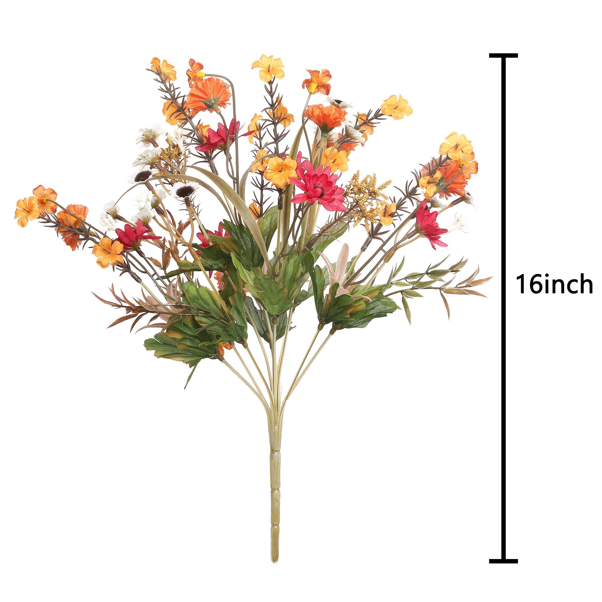 slide 2 of 3, 16" Wildflower Mix Deluxe Bush By Ashland, 9 in x 9 in x 16 in