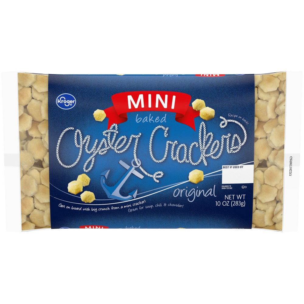 slide 4 of 8, Kroger Mini Oyster Crackers, 10 oz