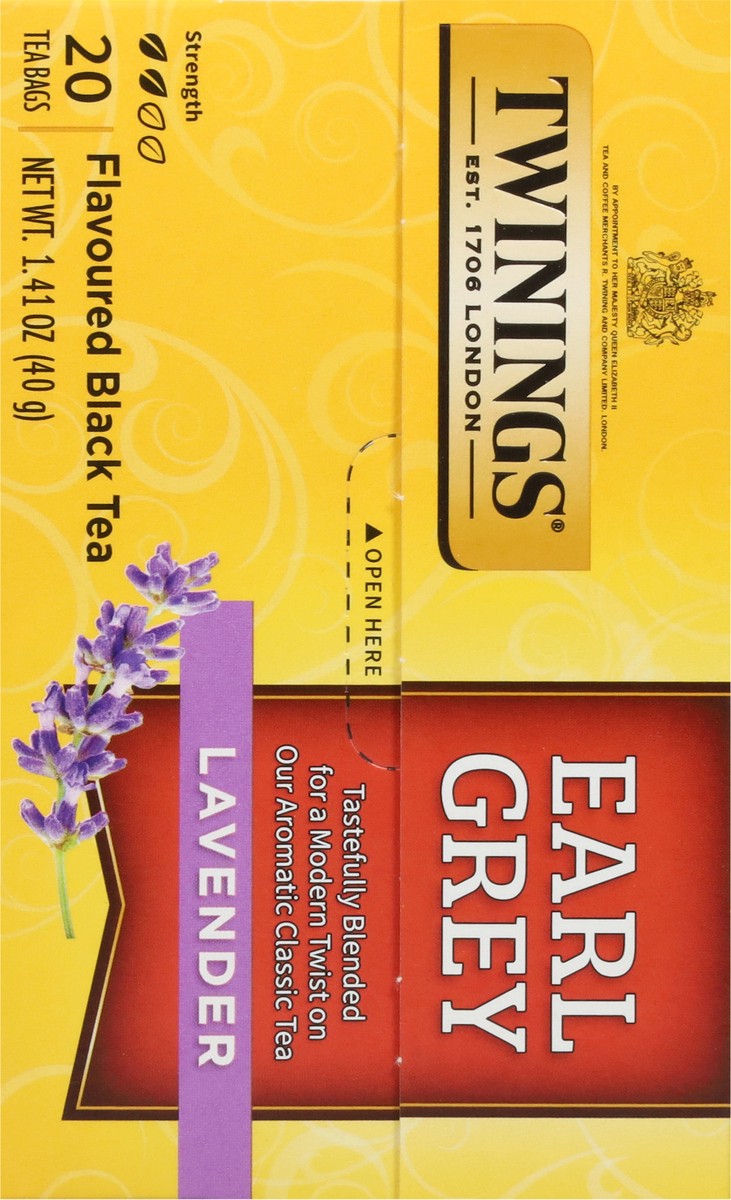 slide 5 of 9, Twinings Early Grey Lavender Black Tea 20 Tea Bags - 20 ct, 20 ct