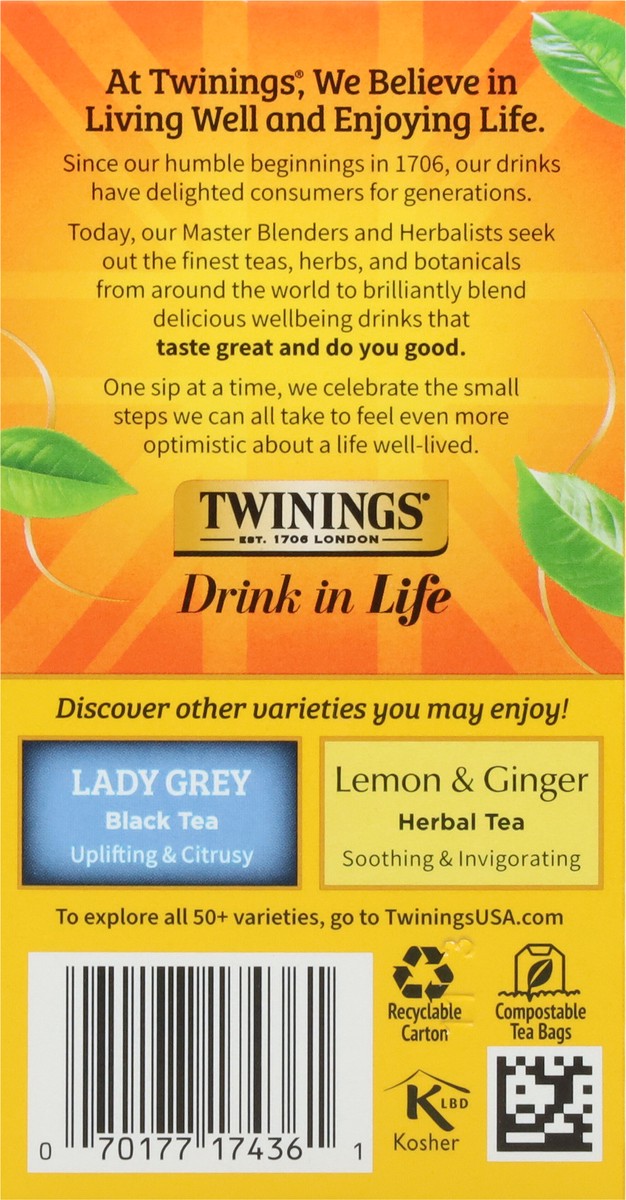 slide 9 of 9, Twinings Early Grey Lavender Black Tea 20 Tea Bags - 20 ct, 20 ct