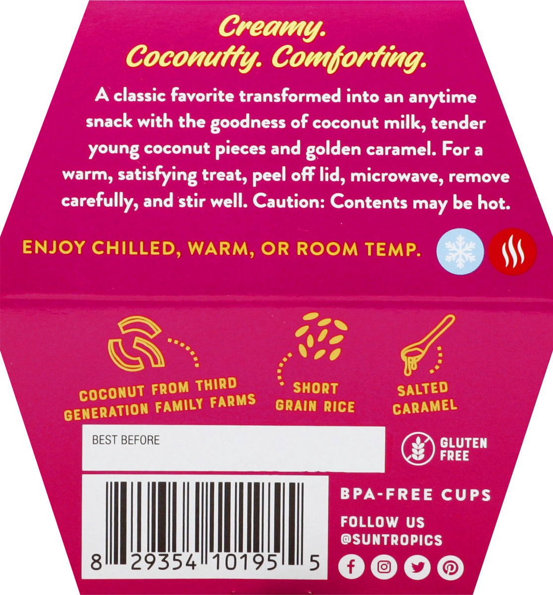 slide 12 of 13, Sun Tropics Coconut Milk Salted Caramel Rice Pudding 2 ea, 2 ct