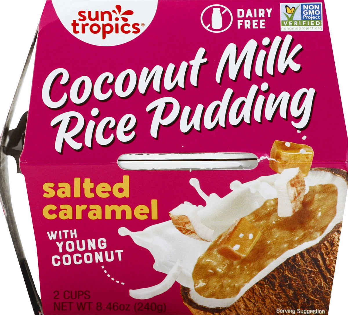 slide 4 of 13, Sun Tropics Coconut Milk Salted Caramel Rice Pudding 2 ea, 2 ct