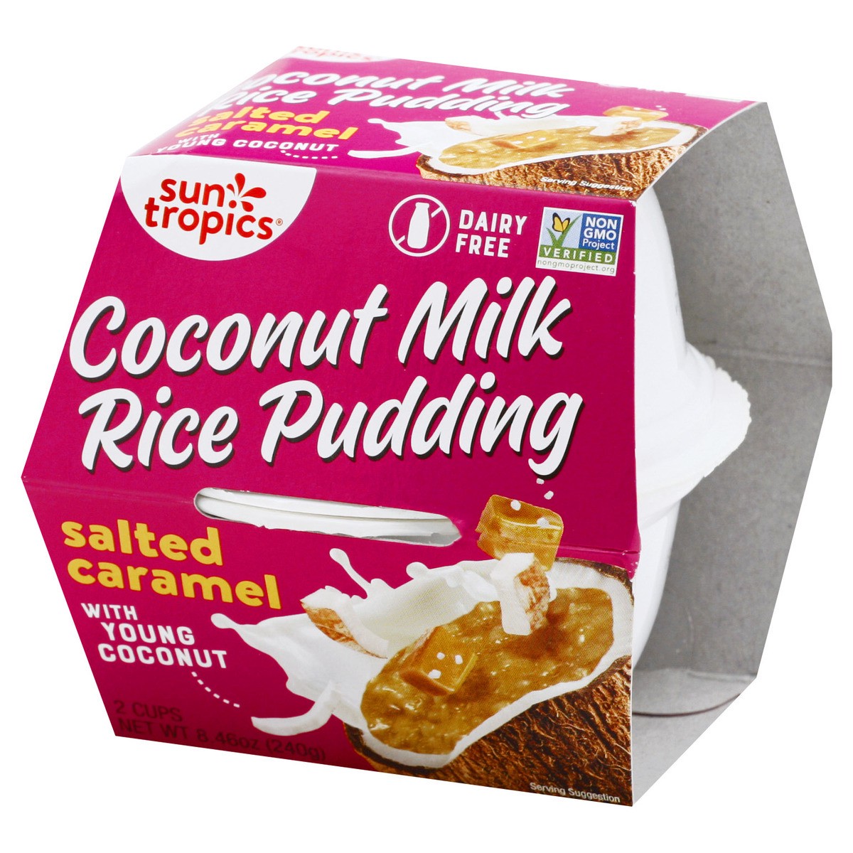 slide 8 of 13, Sun Tropics Coconut Milk Salted Caramel Rice Pudding 2 ea, 2 ct