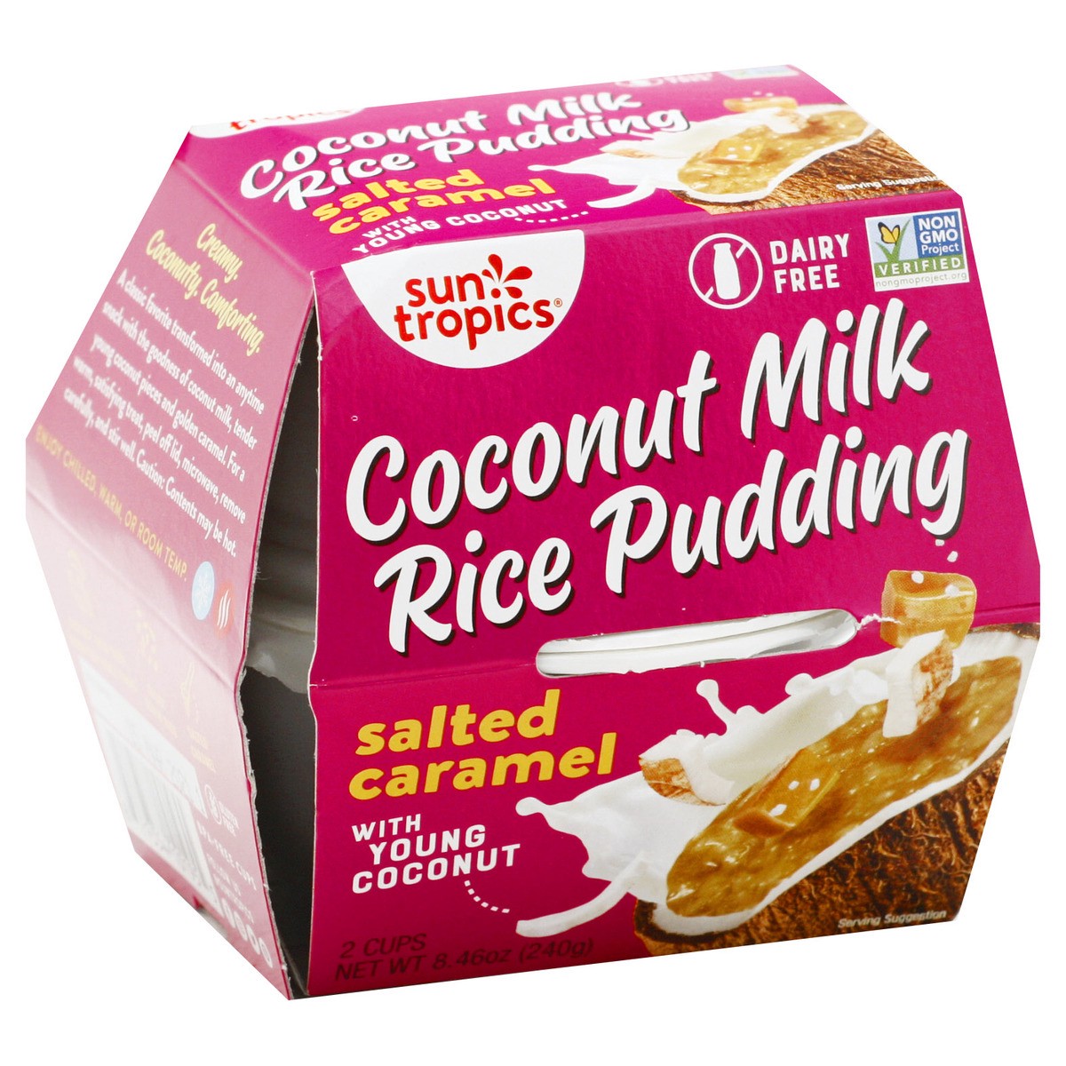 slide 6 of 13, Sun Tropics Coconut Milk Salted Caramel Rice Pudding 2 ea, 2 ct