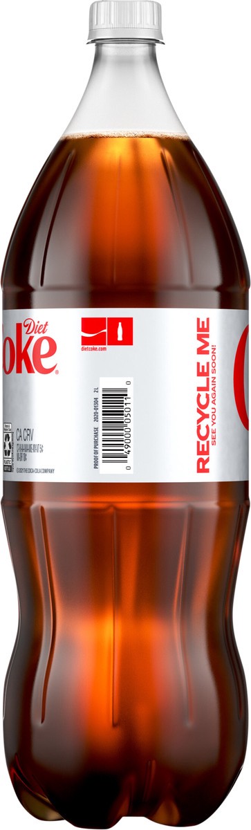 slide 7 of 7, Diet Coke Bottle, 2 Liters, 67.6 fl oz