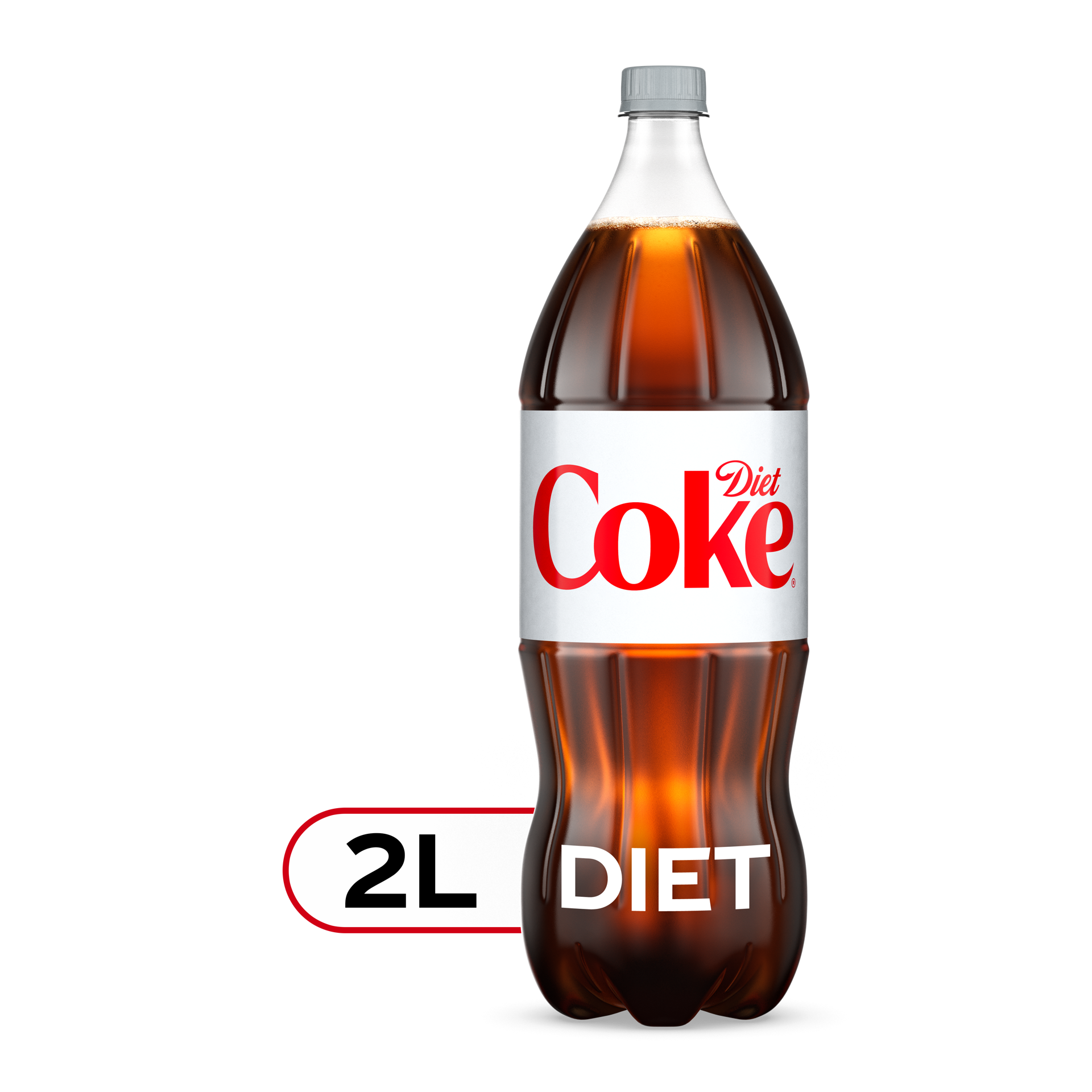 slide 1 of 7, Diet Coke Bottle, 2 Liters, 67.6 fl oz