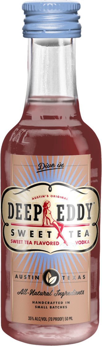 slide 1 of 1, Deep Eddy Sweet Tea Flavored Vodka, 50 ml