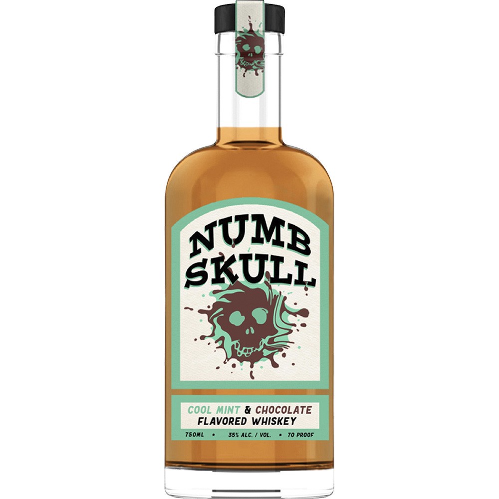 slide 1 of 1, Numbskull Cool Mint & Chocolate Flavored Whiskey, 750 ml