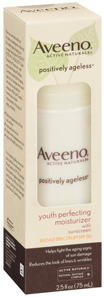 slide 1 of 1, Aveeno Active Naturals Positively Ageless Lifting And Firming Daily Moisturizer, 2.5 oz