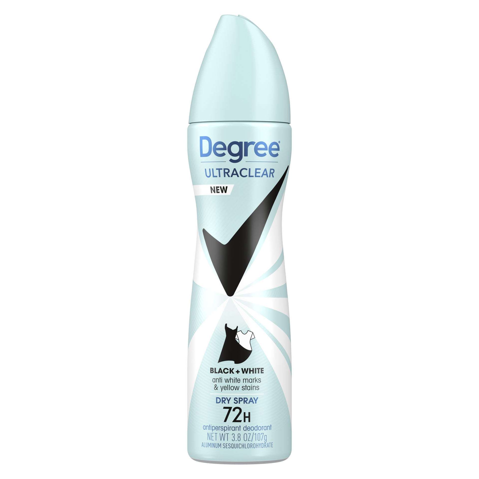 slide 4 of 4, Degree Antiperspirant Deodorant Dry Spray Black+White, 3.8 oz, 3.8 oz