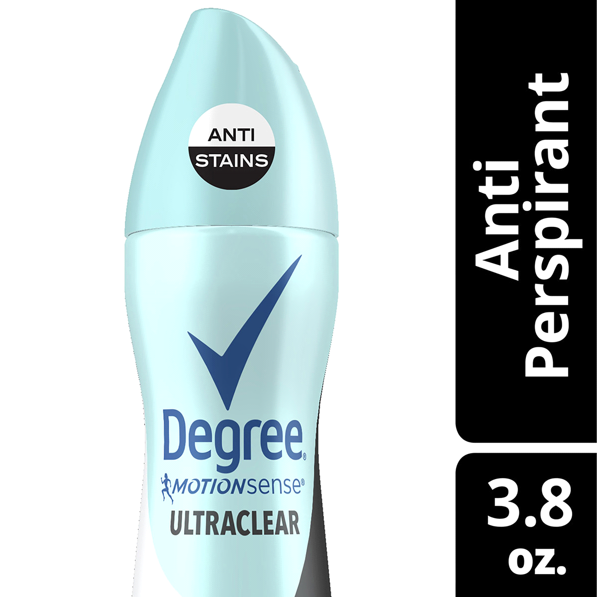 slide 1 of 1, Degree Ultraclear Antiperspirant Deodorant Black + White Dry Spray , 3.8 oz