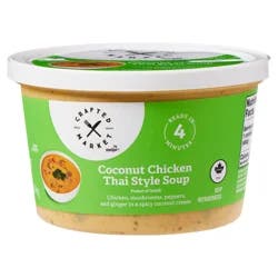 Crafted Market By Meijer Coconut Chicken Thai Style Soup, 16 Oz.