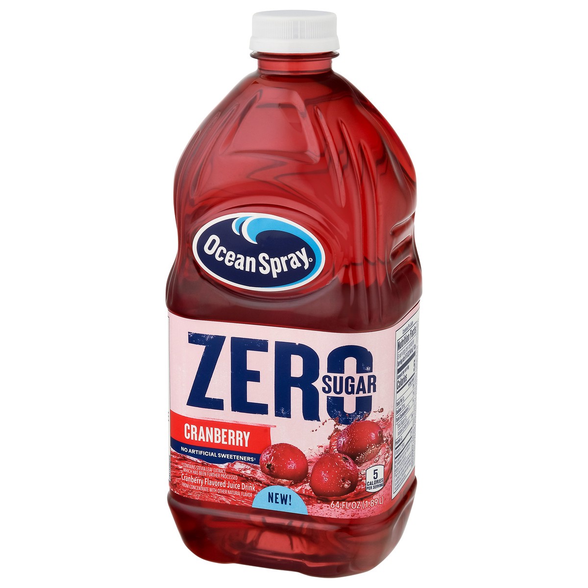 slide 9 of 14, Ocean Spray 64oz Zero Sugar Cranberry, 64 fl oz