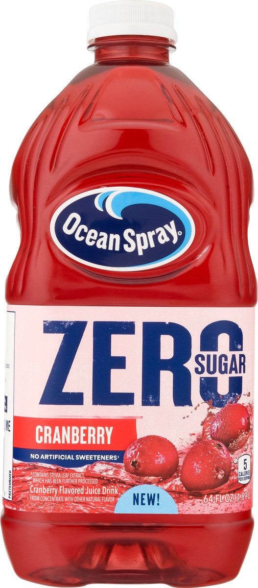 slide 8 of 14, Ocean Spray 64oz Zero Sugar Cranberry, 64 fl oz