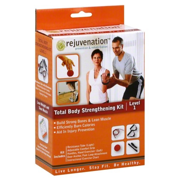 slide 1 of 1, Rejuvenation Prevention & Rehabilitation Total Body Strengthening Kit Level 1, 1 ct