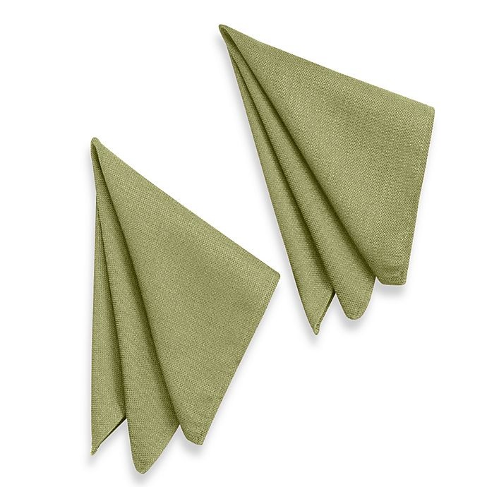 slide 1 of 1, Keeco Basketweave Napkins - Sage, 2 ct