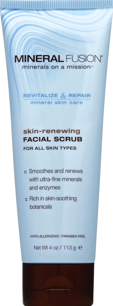 slide 2 of 3, Mineral Fusion Facial Scrub 4 oz, 4 oz