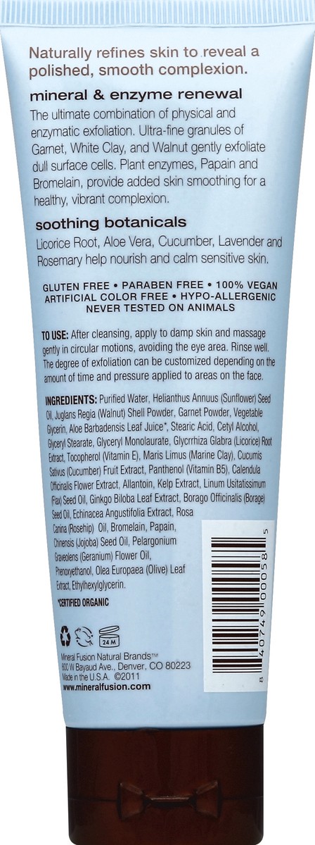 slide 3 of 3, Mineral Fusion Facial Scrub 4 oz, 4 oz