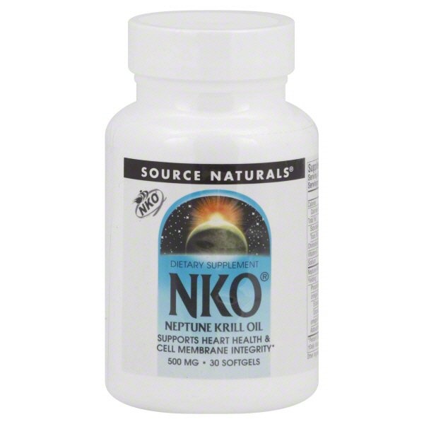 slide 1 of 1, Source Naturals NKO 500 mg, 500 mg