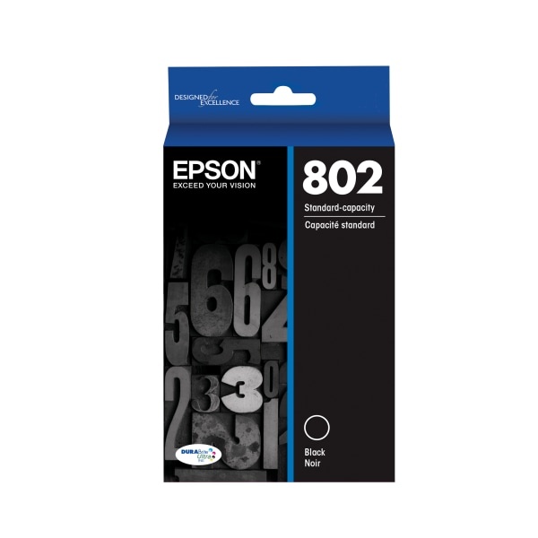 slide 1 of 3, Epson Durabrite Ultra T802120-S Black Ink Cartridge, 1 ct