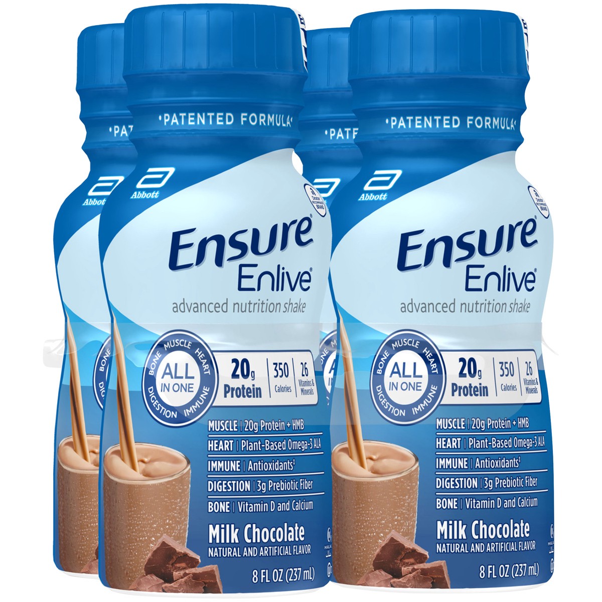 slide 4 of 9, Ensure Enlive Advanced Meal Replacement Shake Milk Chocolate Ready-to-Drink - 32 fl oz, 32 fl oz