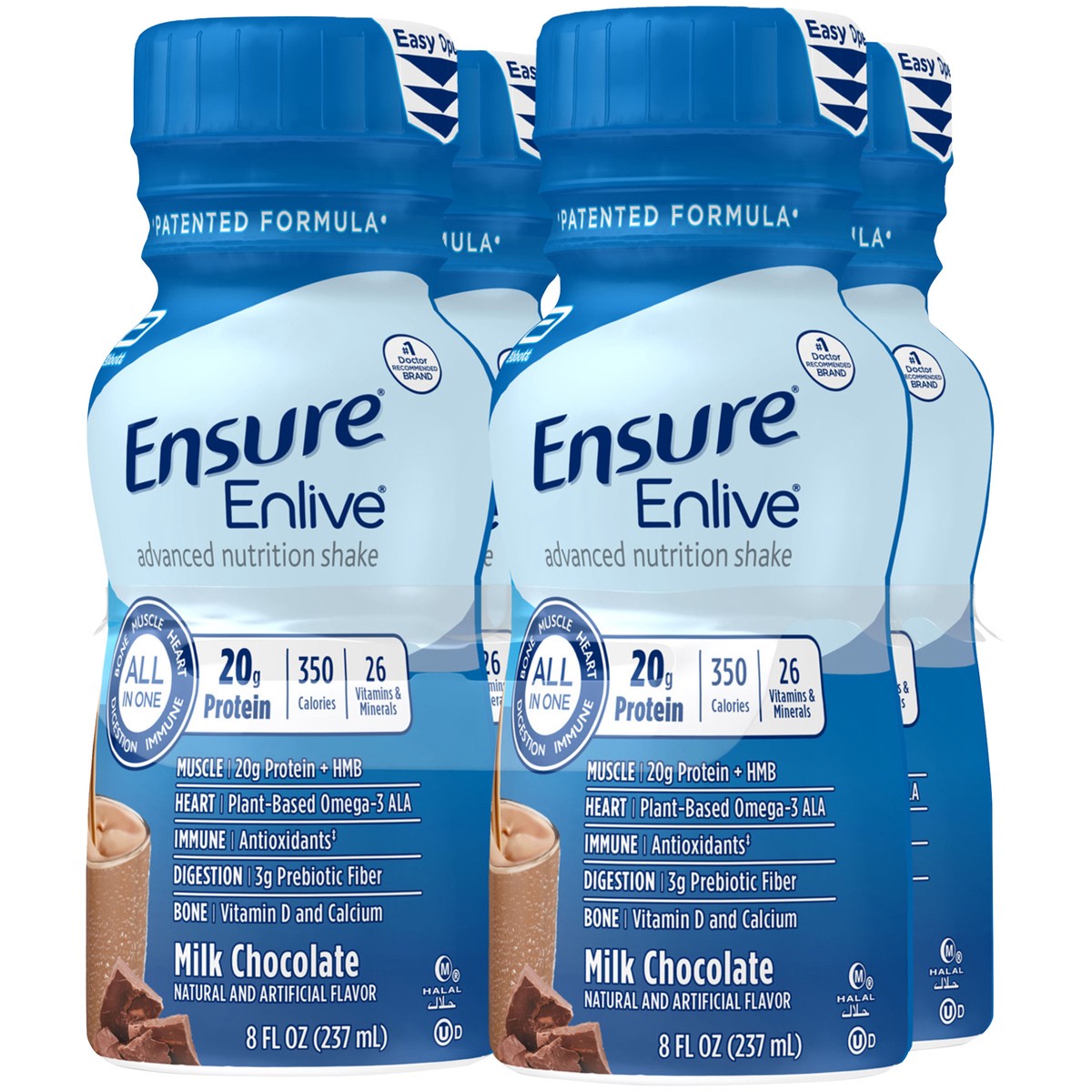 slide 5 of 9, Ensure Enlive Advanced Meal Replacement Shake Milk Chocolate Ready-to-Drink - 32 fl oz, 32 fl oz