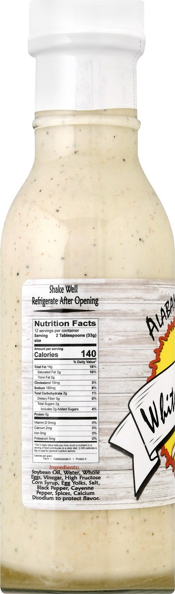 slide 5 of 9, Alabama Sunshine Mild White Sauce, 12 oz