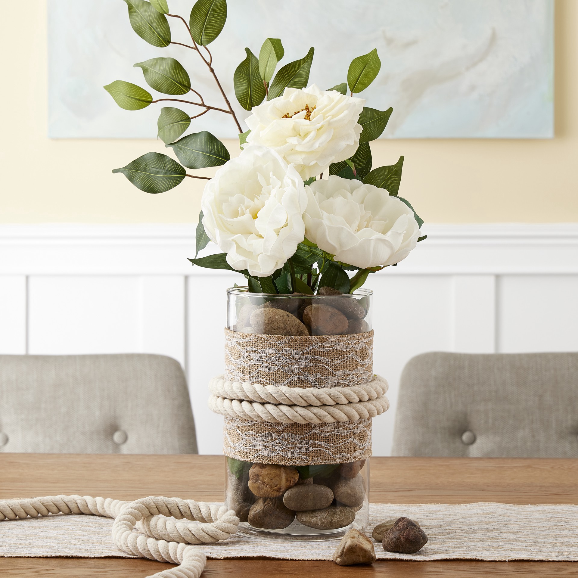 slide 3 of 3, 7ft. Ivory Rope By Ashland, 7 ft