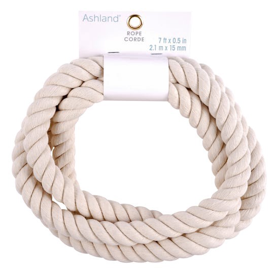 slide 1 of 3, 7ft. Ivory Rope By Ashland, 7 ft