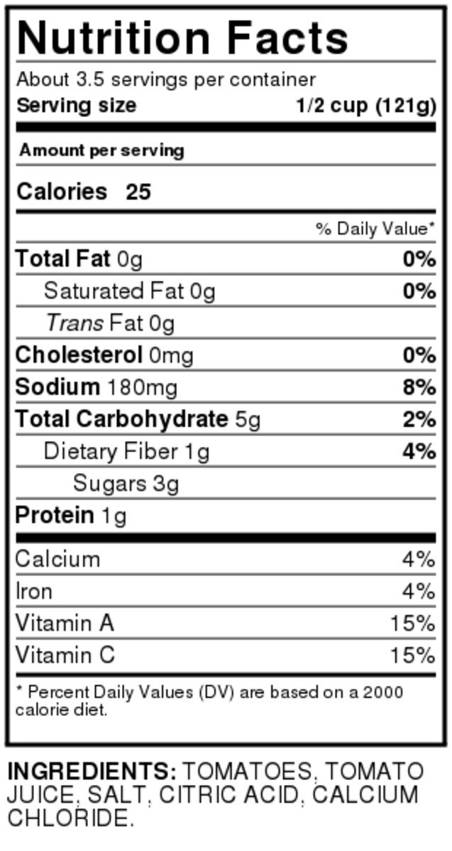slide 2 of 8, Hy-vee Whole Peeled Tomatoes - 14.5 oz, 14.5 oz