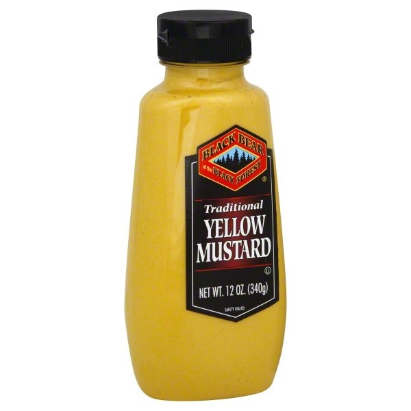 slide 1 of 1, Black Bear Tradistional Yellow Mustard, 12 oz