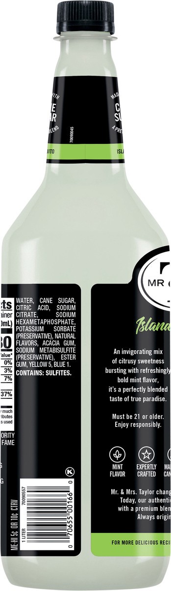 slide 5 of 11, Mr & Mrs T Mojito Mix- 33.8 fl oz, 1 liter