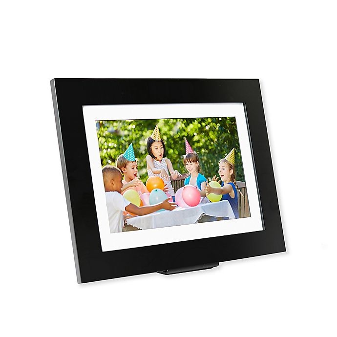 slide 2 of 4, Brookstone PhotoShare Friends and Family Large Smart Frame - Black, 1 ct