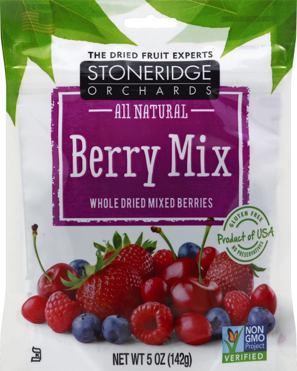 slide 2 of 7, Stoneridge Orchards Whole Dried Berry Mix, 5 oz