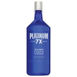 Platinum 7X Seven Times Distilled Extra Smooth Vodka, 1.75l 80 Proof