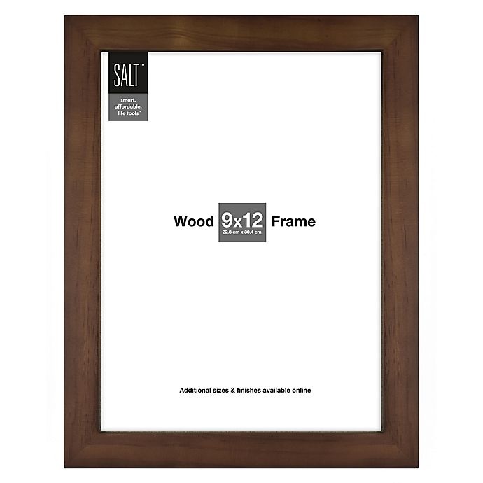 slide 1 of 2, SALT Wall Frame - Walnut, 9 in x 12 in